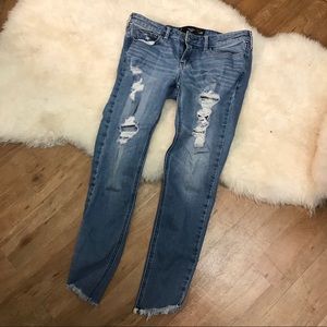 Hollister ripped jeans